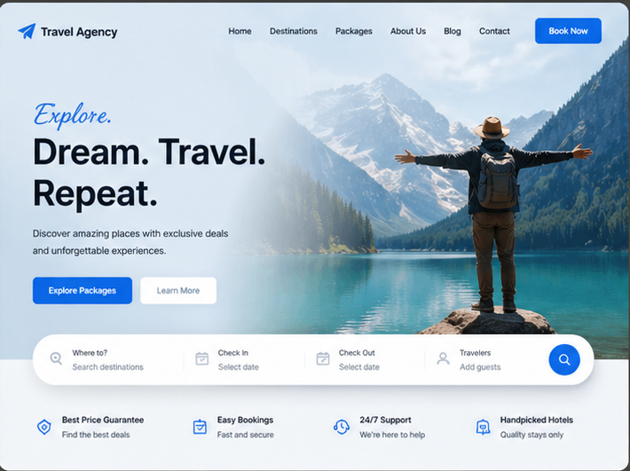 Travel Agency Website
